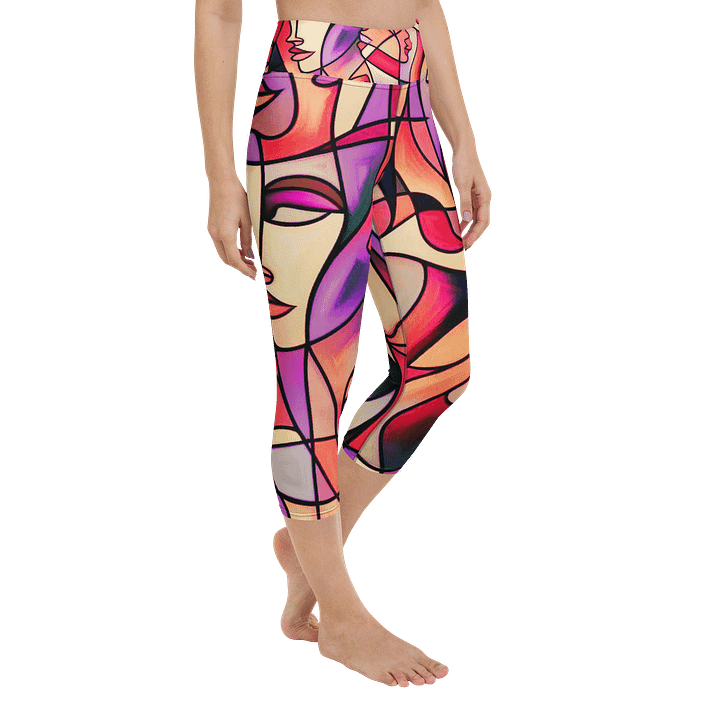 Womеns Faces Capri Leggings product image (2)