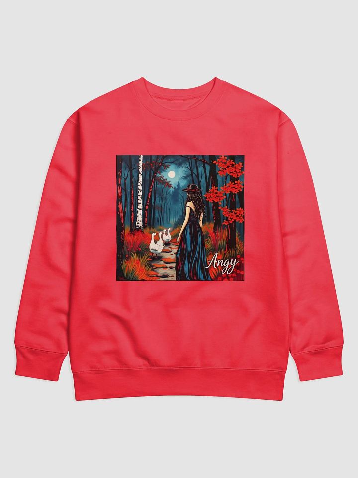 Goose Lady Moonlit Stroll Premium Sweatshirt product image (1)