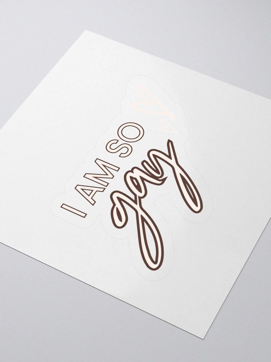 I am so gay sticker product image (3)