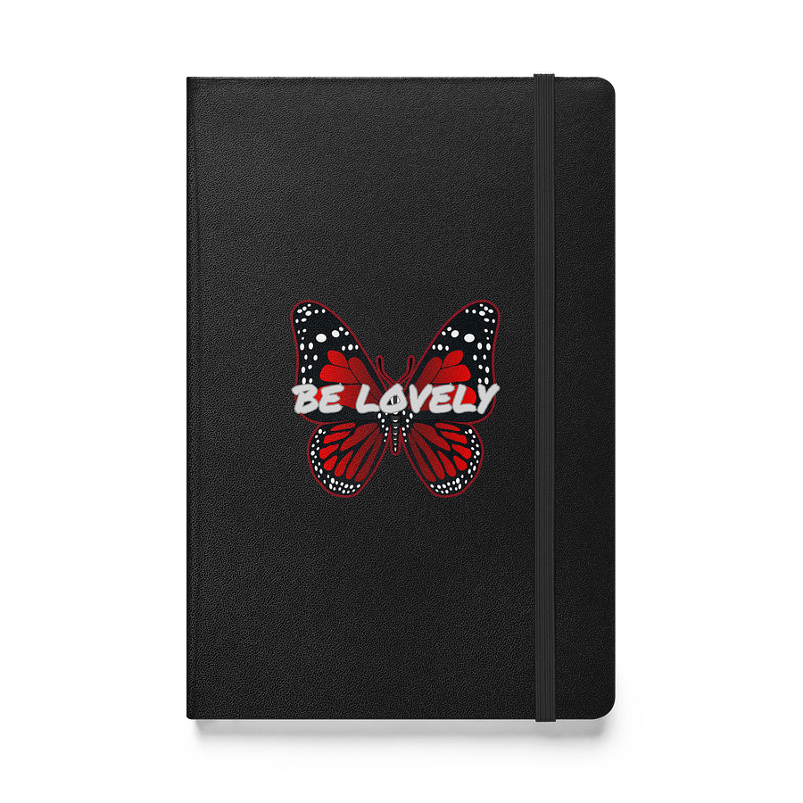 Be Lovely Butterfly Hardcover Notebook product image (1)