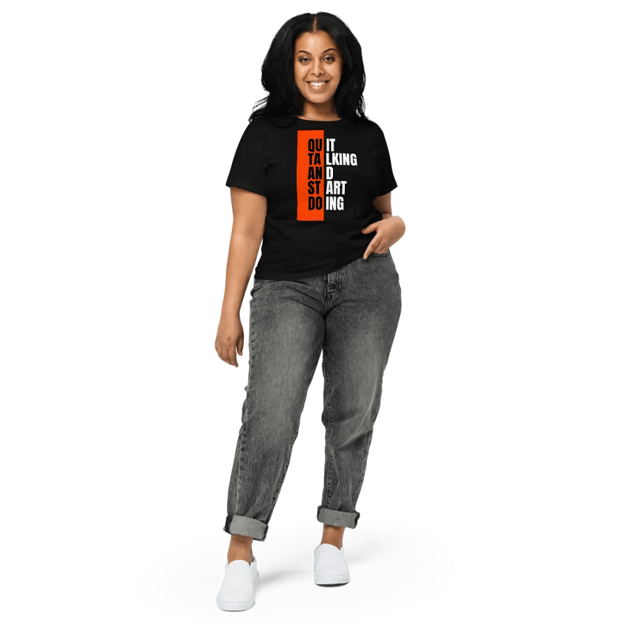 Quit Talking High-Waisted Tee product image (3)