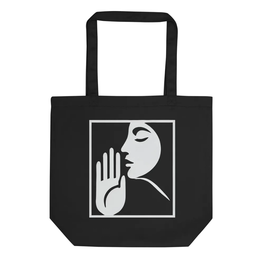 Noir Canvas Tote Bag: Secrets Aren't Secrets If You Tell 'Em product image (1)