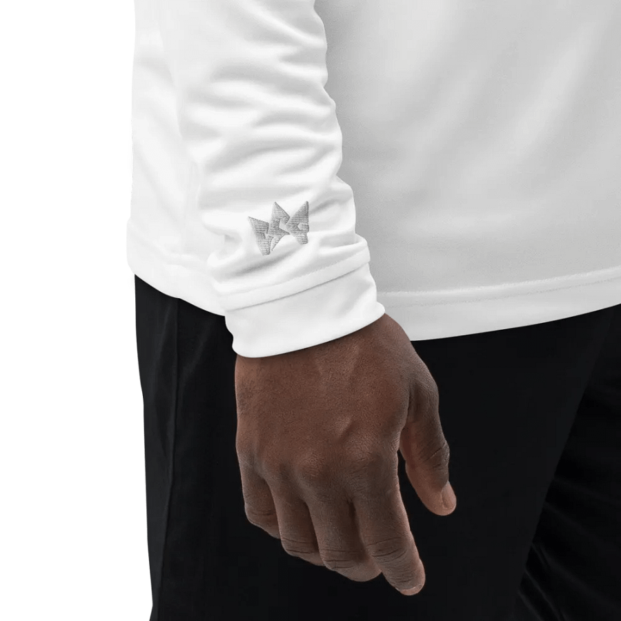 CSG x Adidas Lightweight Quarter-Zip Golf Pullover - (Unisex) White product image (4)