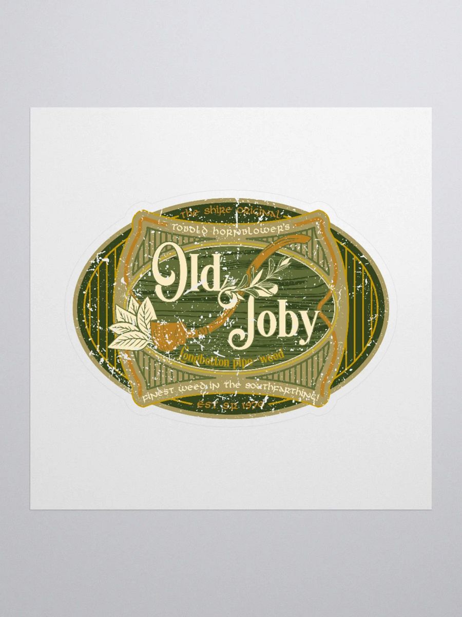 Old Toby Pipeweed Sticker | Lord of the Rings Shire Design product image (2)