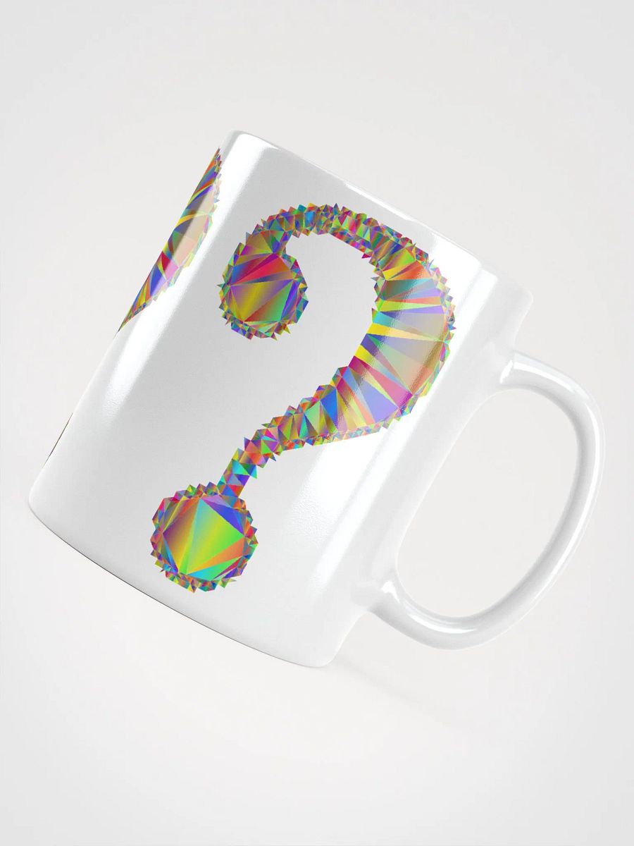 White Glossy Coffee mug-Question Mark Symbol product image (7)