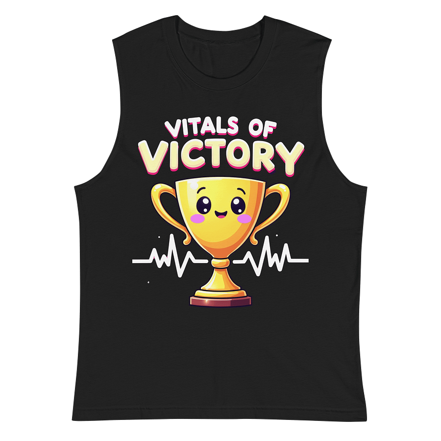 heartbeat trophy, Kawaii Vital Victory Trophy Muscle Tank product image (2)