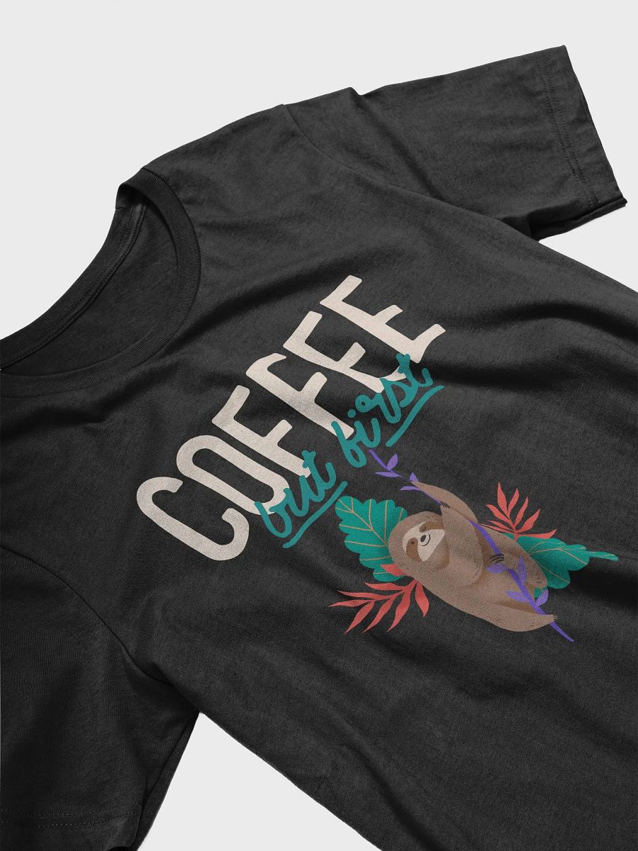 Sloth Hangout Coffee T-Shirt product image (4)
