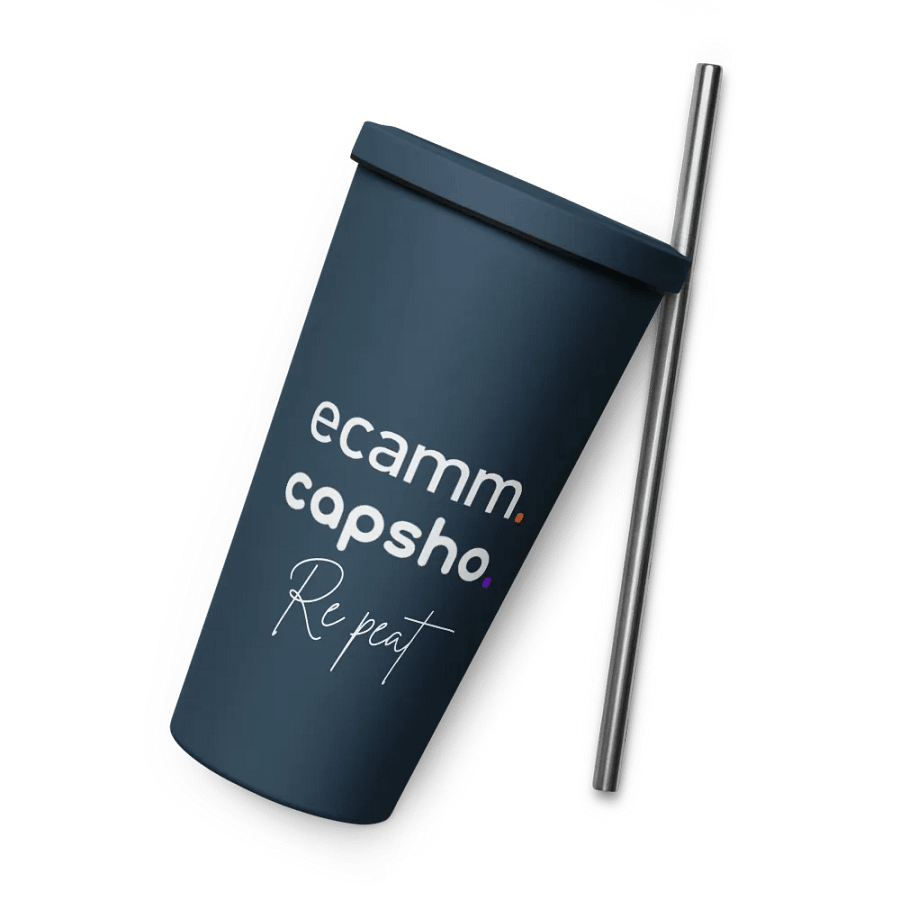 Content Habit Challenge Tumbler w/ Straw product image (10)
