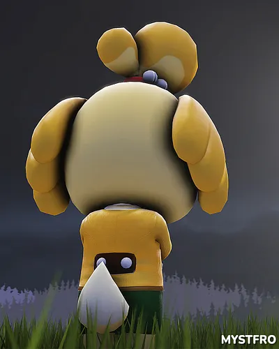 Isabelle Night Time! | Animal Crossing 🌲 #newleaf #newhorizons