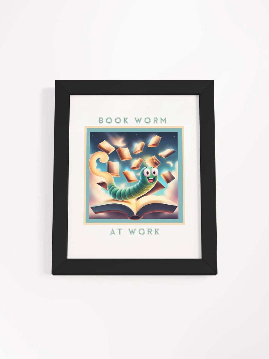 Bookworm at Work Framed Poster product image (23)