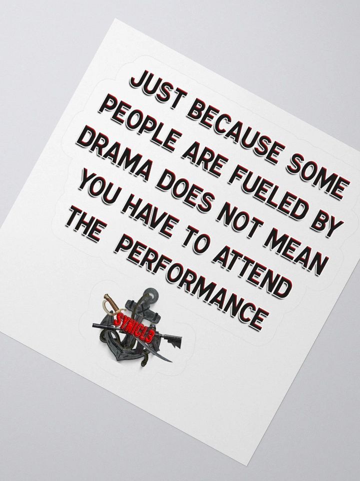 Positivity Drama - Sticker product image (5)