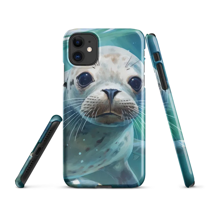 Whiskered Seal iPhone® Snap Case product image (2)