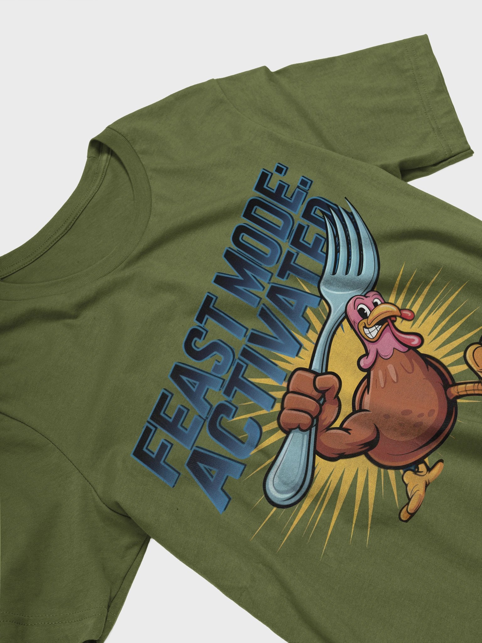 Feast Mode Activated Turkey T-Shirt product image (24)