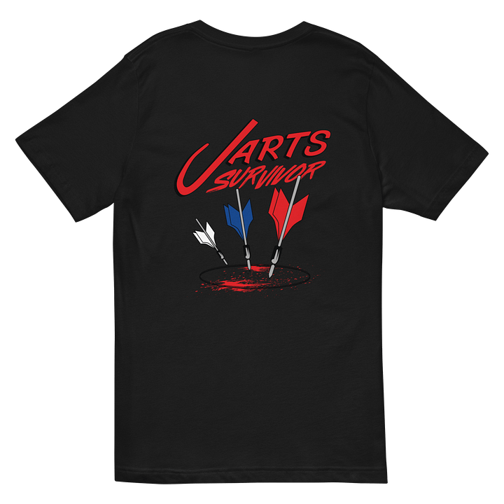 Jarts Survivor Black V-Neck T-Shirt product image (1)