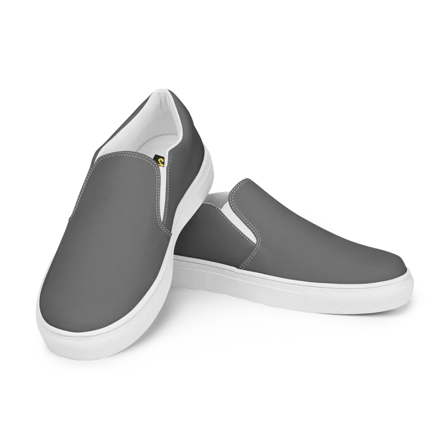 Men's Slip-On Canvas Shoes - Grey product image (3)