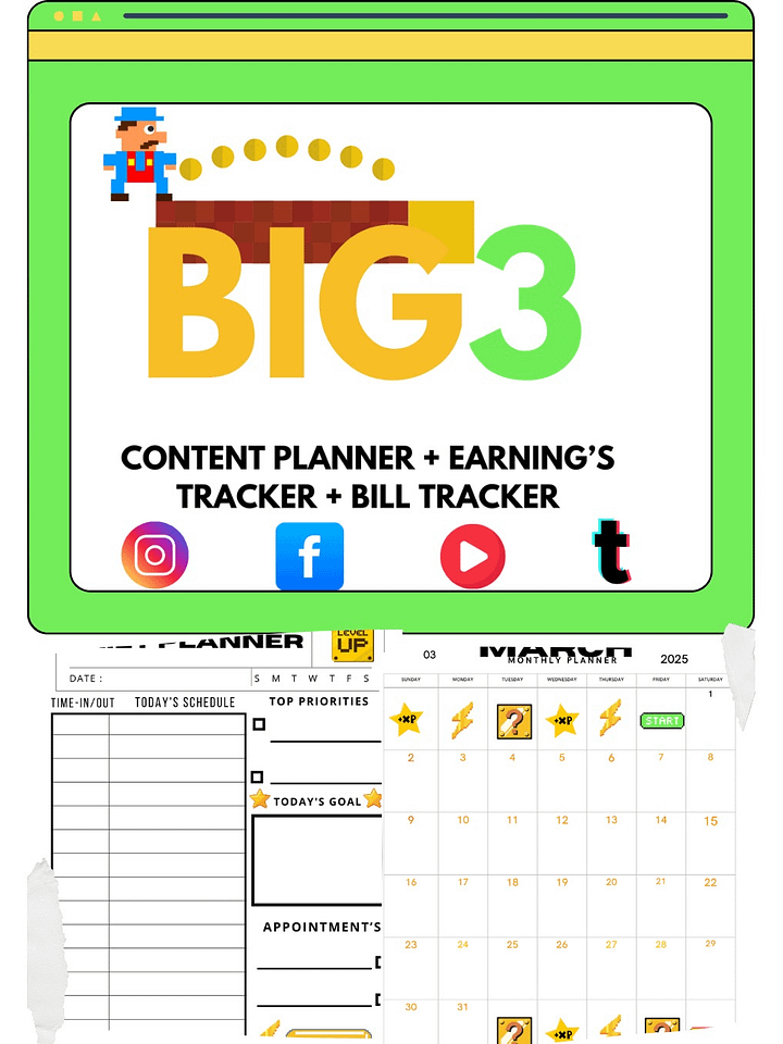 BIG 3 CONTENT PLANNER product image (1)