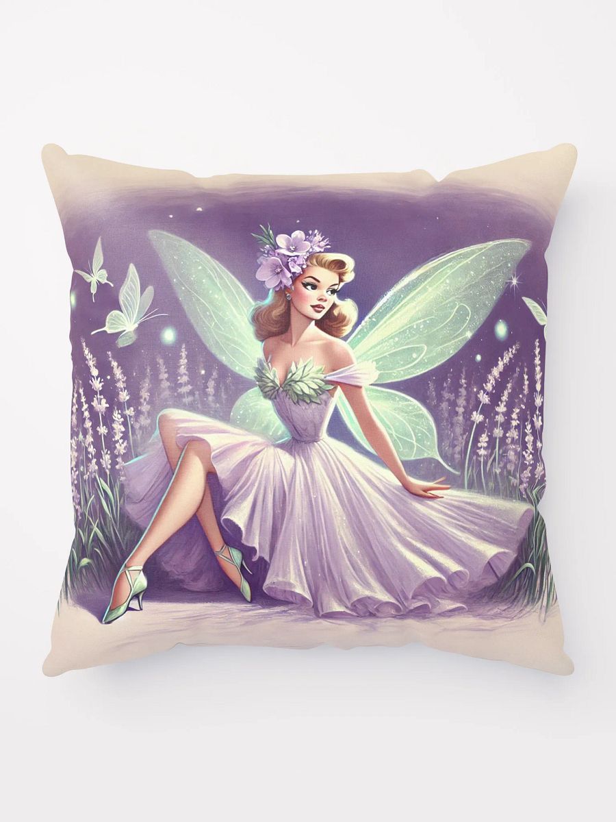 Lavender Fairy in a Meadow Pillow product image (9)