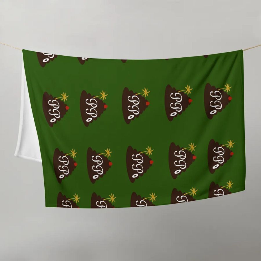 Poop Pees Classic Logo Blanket product image (9)