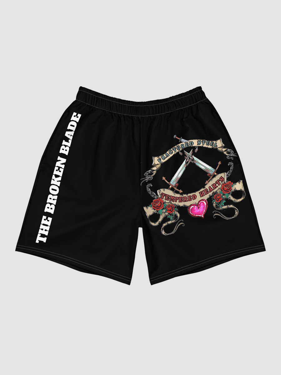 Broken Blade Crest Shorts [BLACK] product image (1)