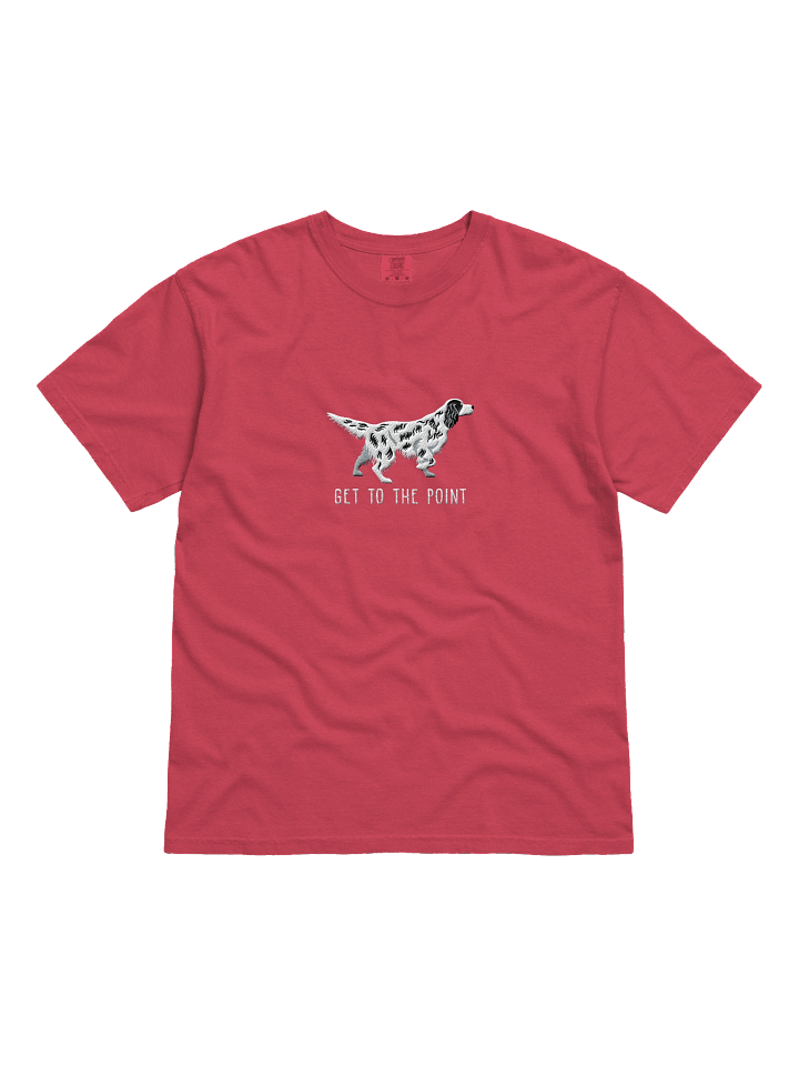 Get to the Point T-Shirt(Embroidered) of an English Setter(Blue Belton) product image (41)