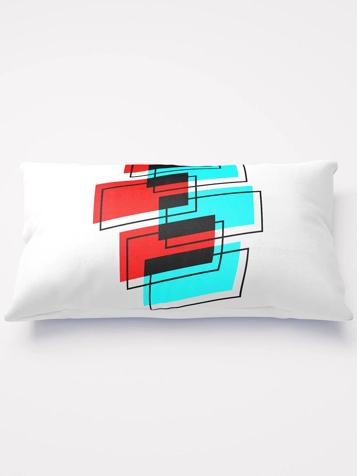 Offset Anaglyph Print Pillow product image (1)