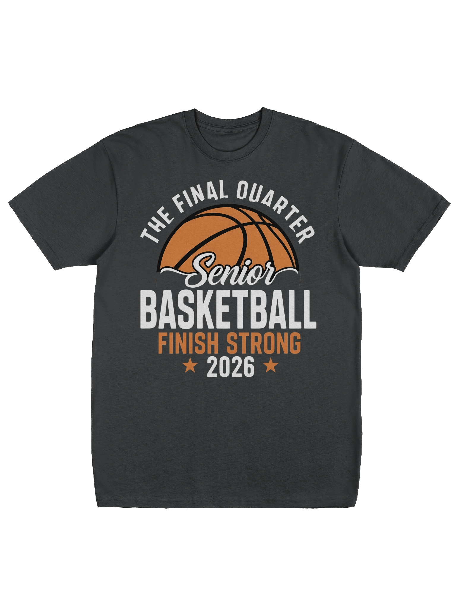 Senior Basketball Finish Strong 2026 Tee product image (1)