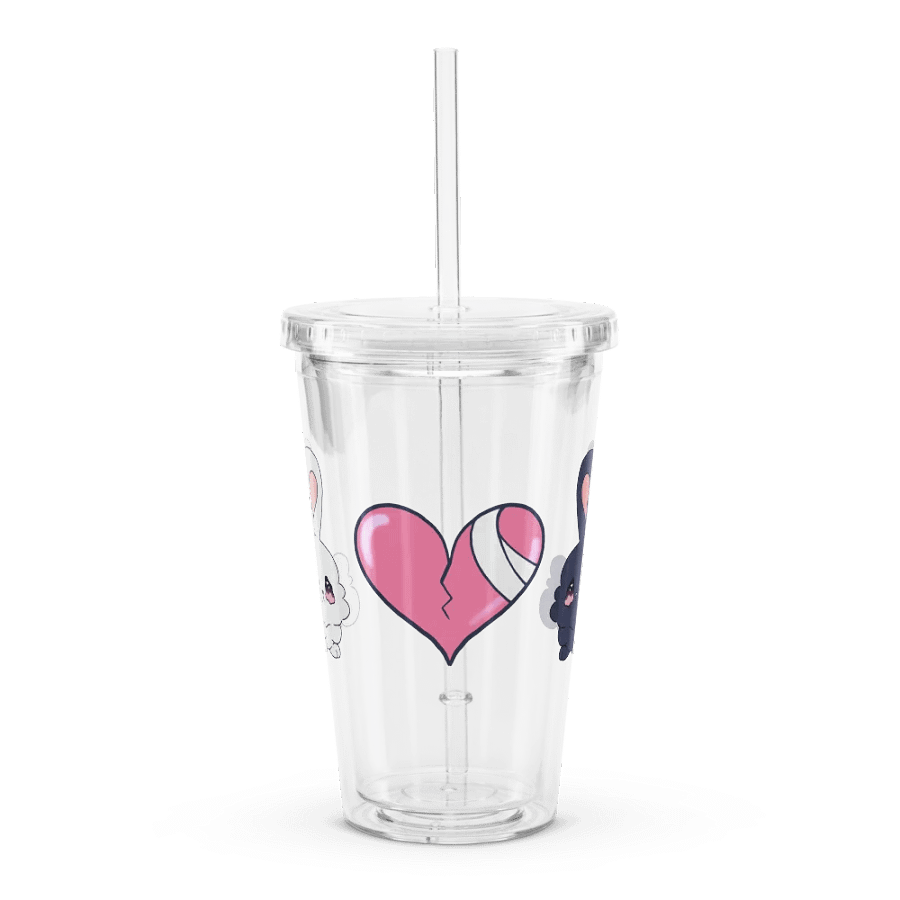 Broken Heart Bwunni Clear Plastic Tumblr product image (1)