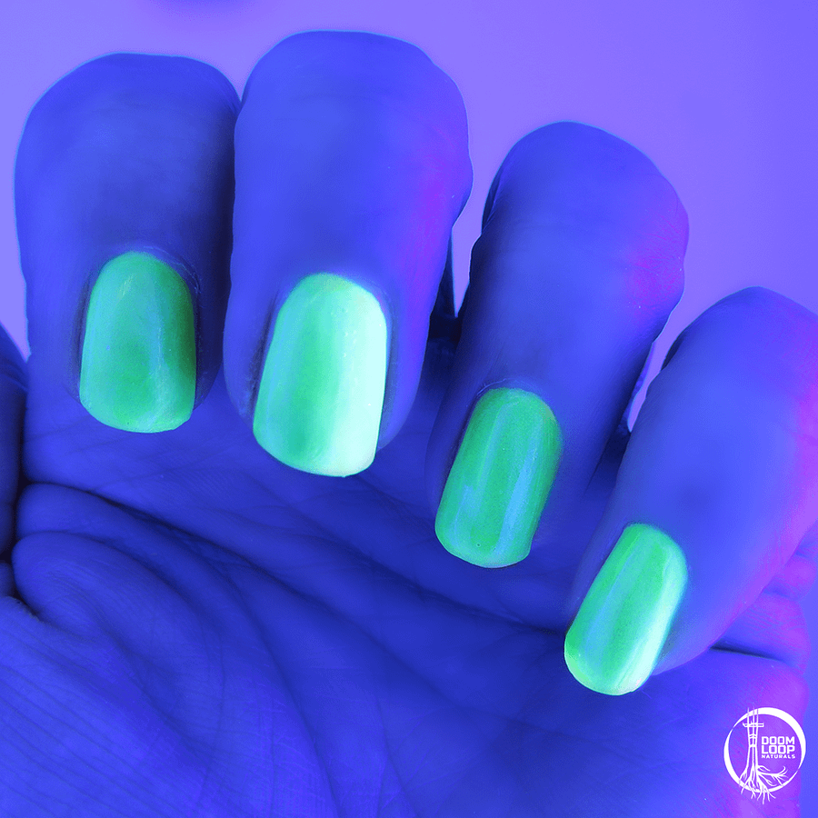 THE DAYLIGHT OF OUR RAGE - Magnetic Green and Neon Yellow Polish product image (3)