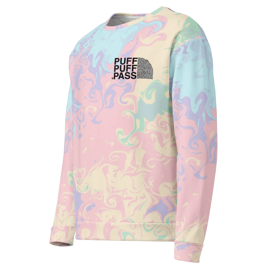 Puff Puff Pass High-Dye Pastel Sweatshirt product image (5)