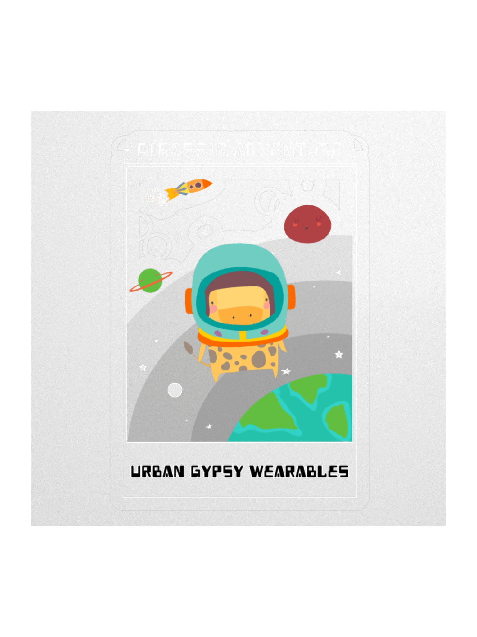Giraffic Adventure Kiss Cut Stickers product image (1)