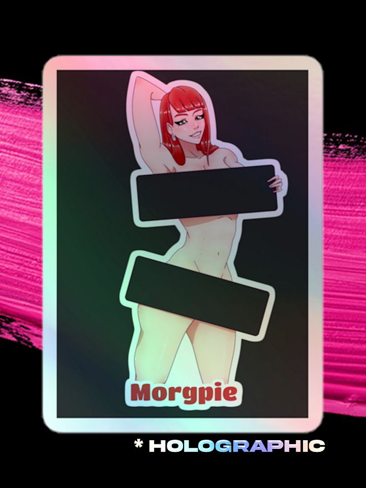 BLACK BAR META HOLO STICKER product image (1)