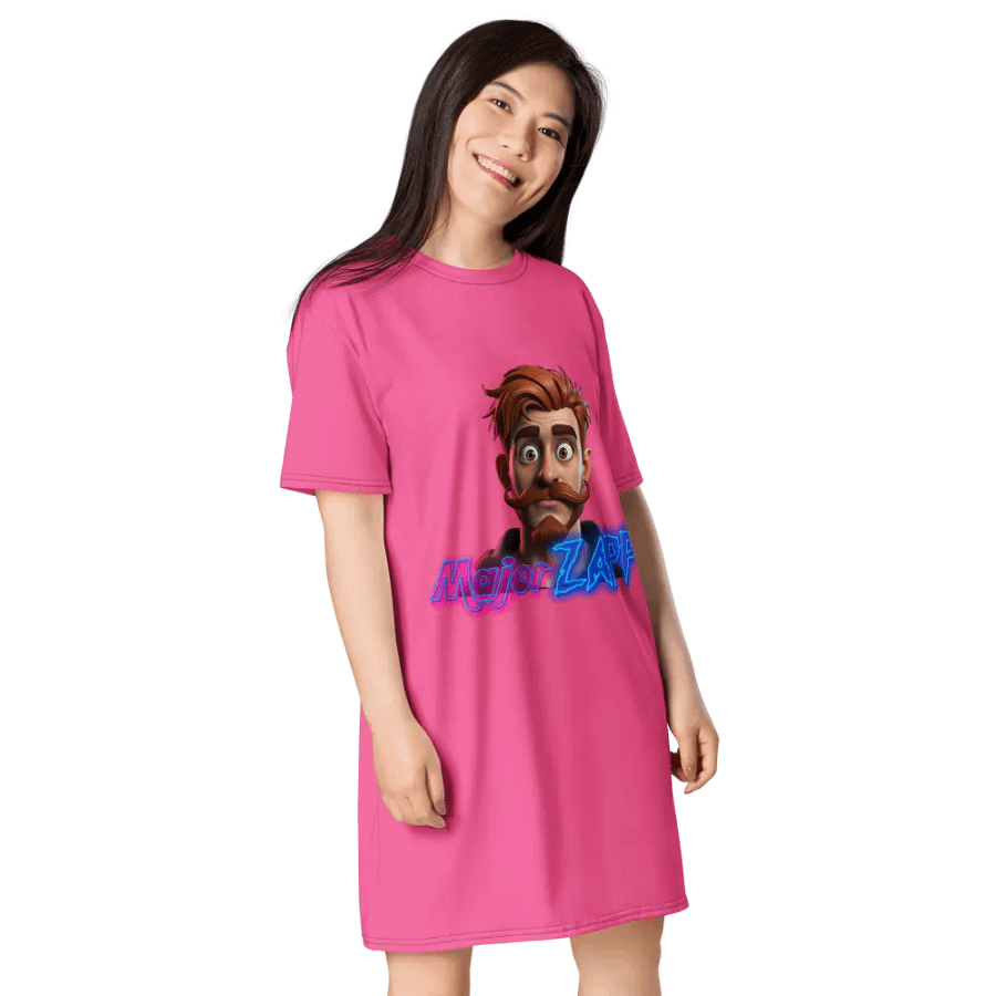 ZAPPtastic Mustache Madness T-Shirt Dress product image (4)