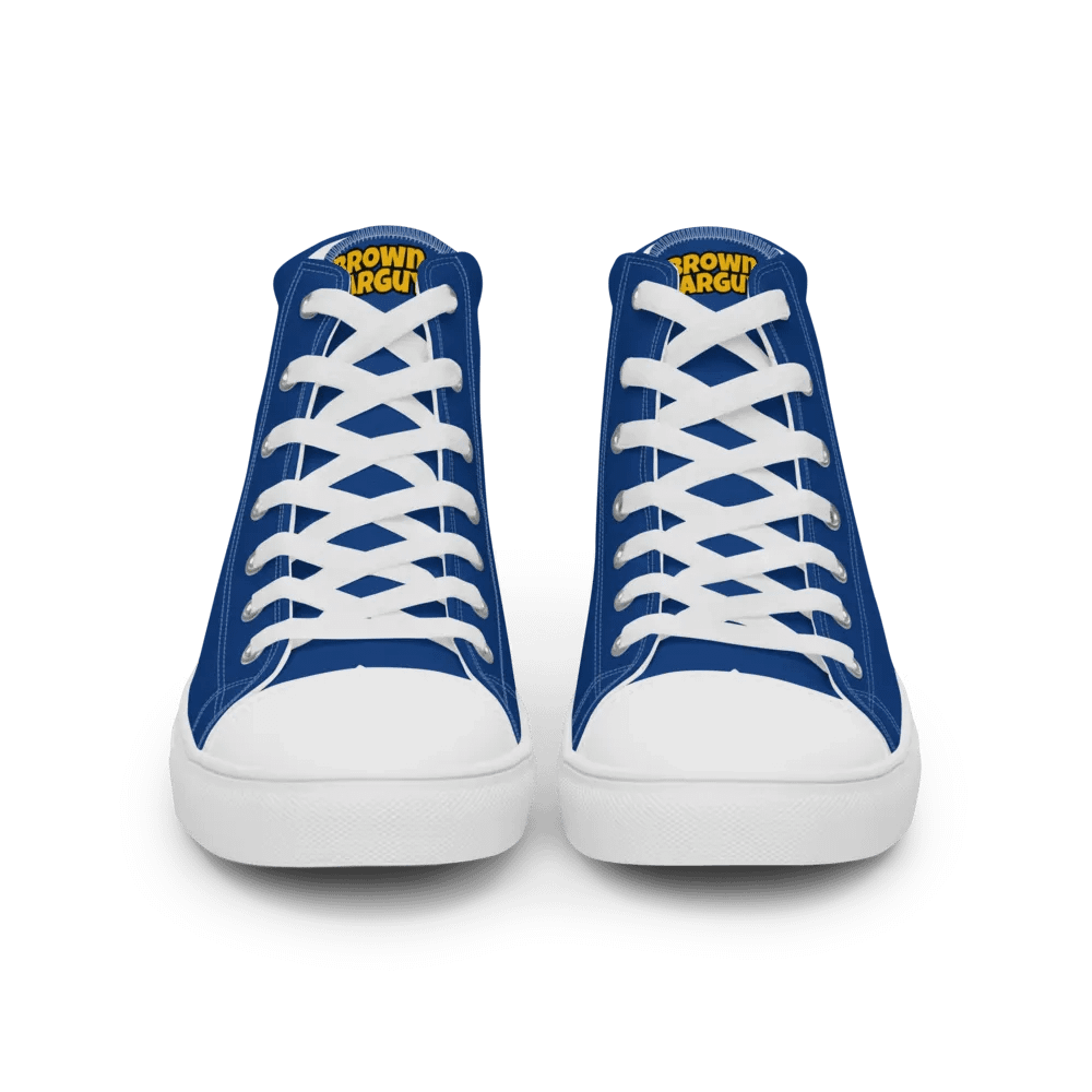 BrownCarGuy Men's High Top Canvas Shoes product image (4)