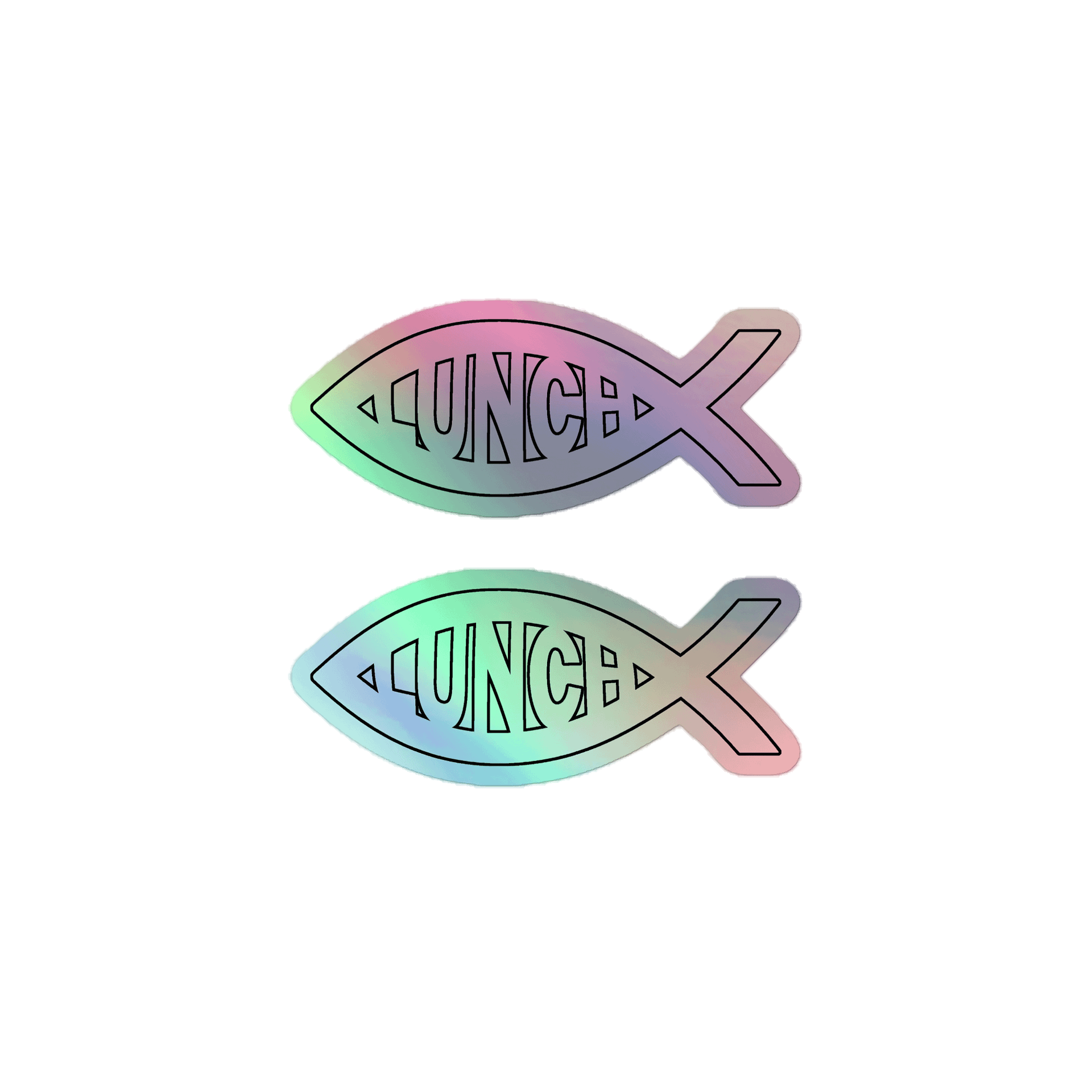 Fish Lunch Holo Stickers product image (1)