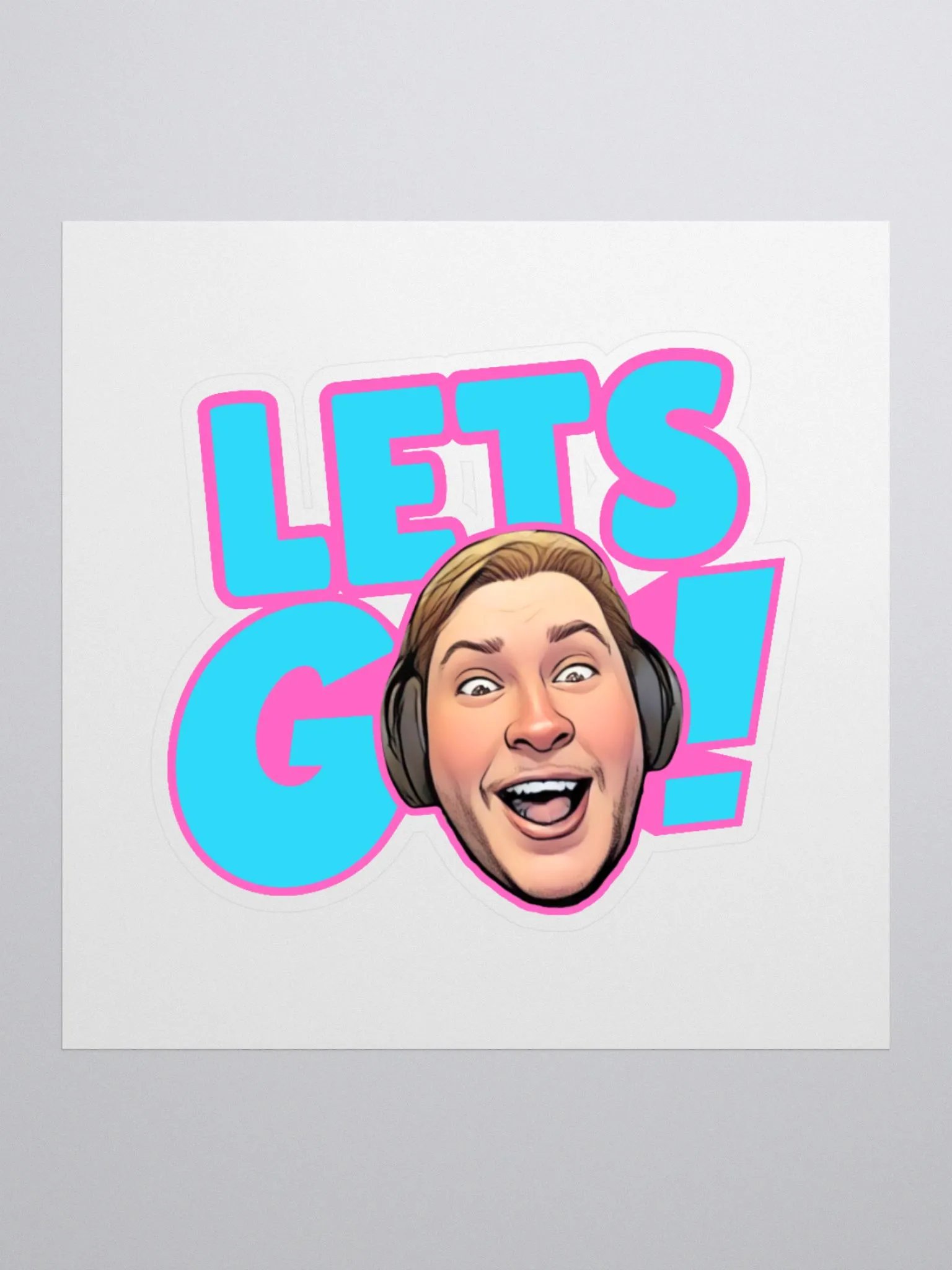 Mellend Let's Go Sticker product image (1)
