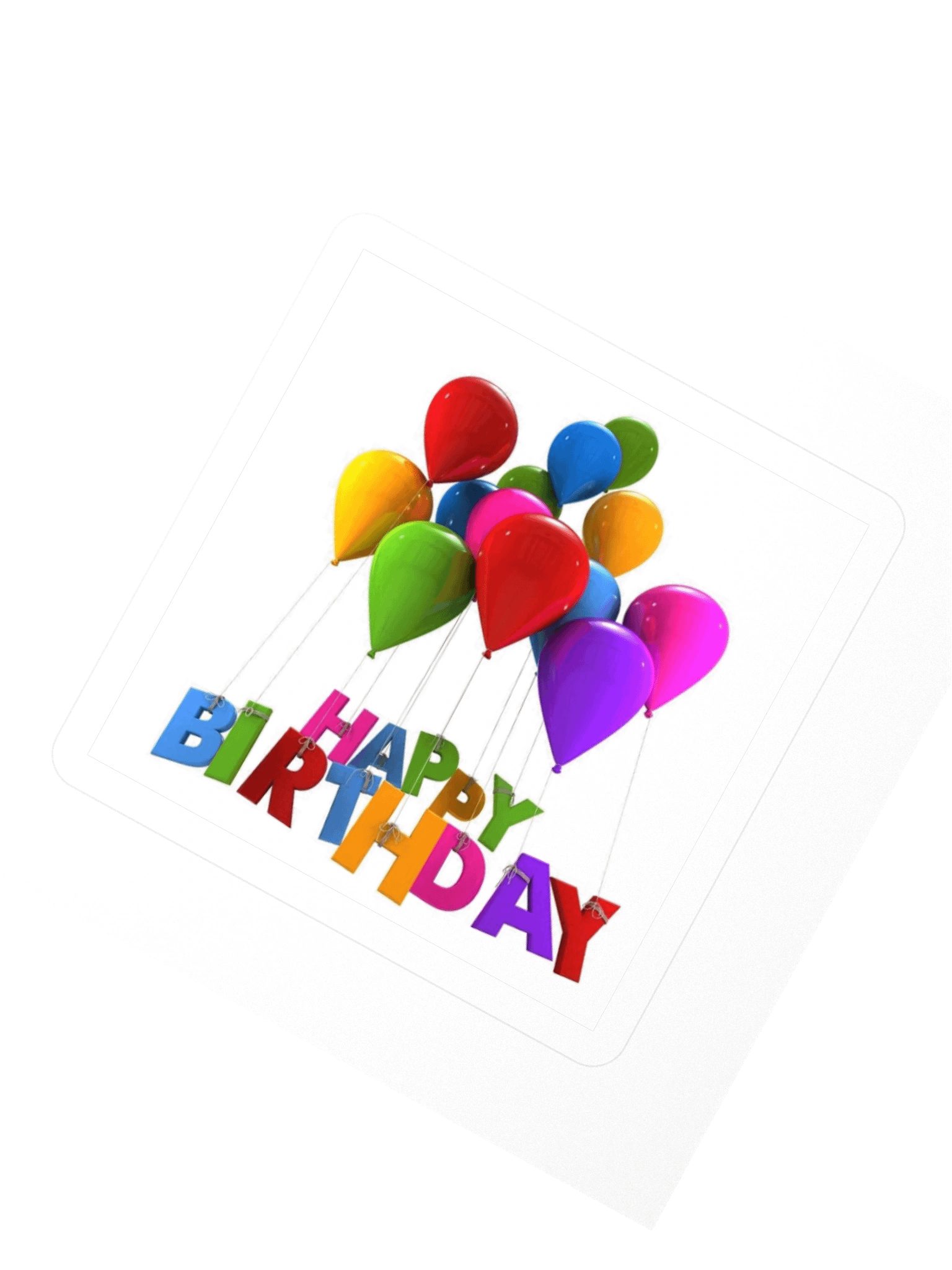 Colorful Birthday Balloon Stickers Set product image (6)