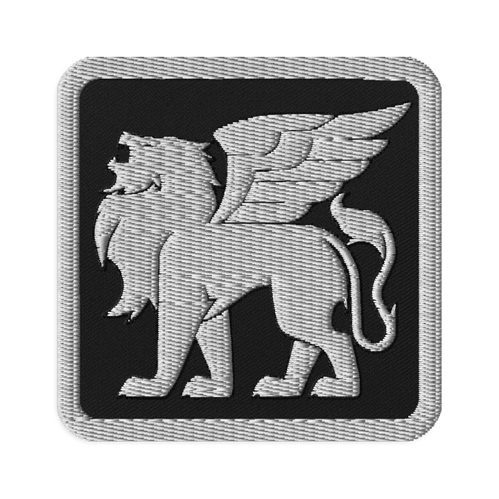 Verardi Famiglia Winged Lion (White) ✦ Embroidered Patches product image (1)