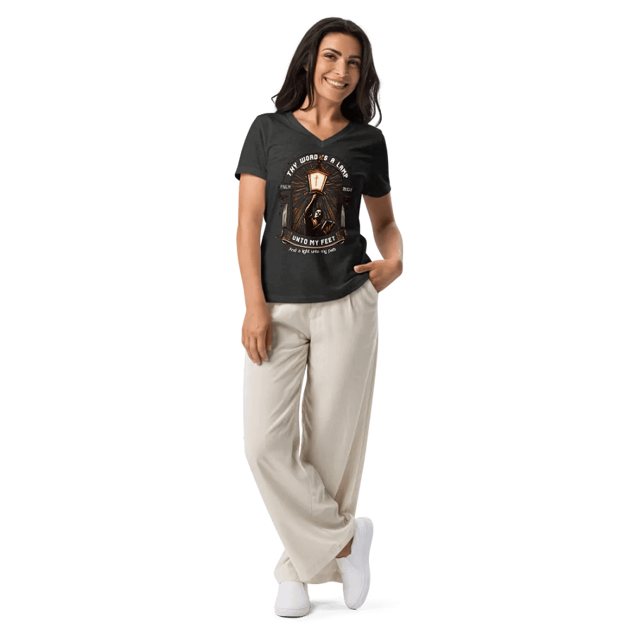 Thy Word is a Lamp Vintage V-Neck Tee product image (3)
