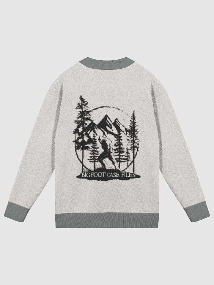 BIGFOOT CASE FILES LOGO BLACK KNITTED SWEATER product image (1)