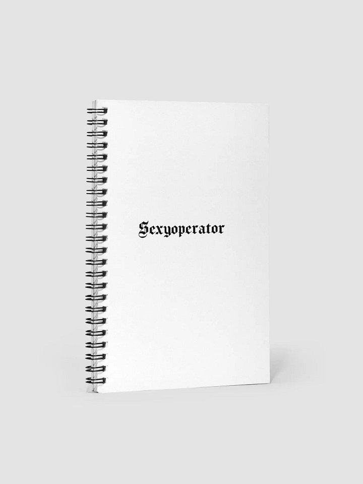 Sexyoperator 140 page notebook product image (1)