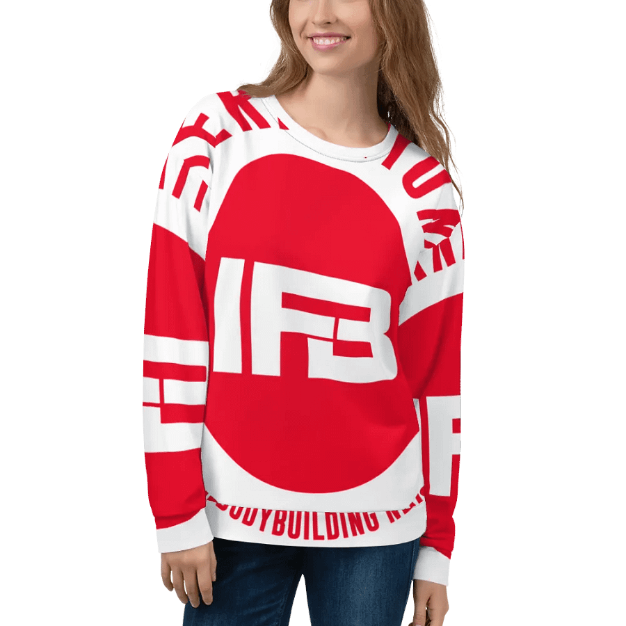 IFBNewsfeed.Org's All-Over Print Recycled Unisex Sweatshirt product image (3)