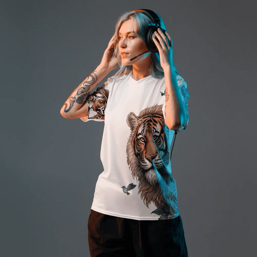 Stunning cheetah art piece t shirt product image (2)