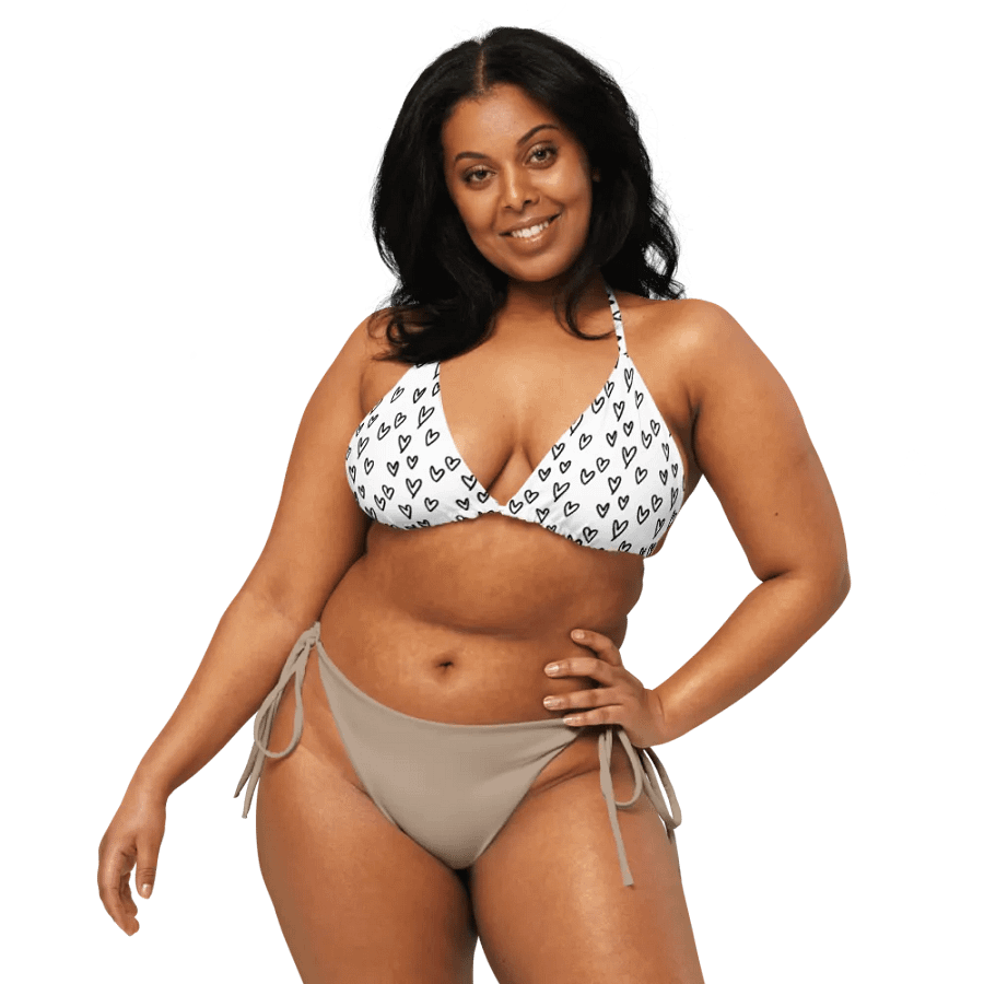 Mini Hearts Adjustable Bikini Top product image (7)