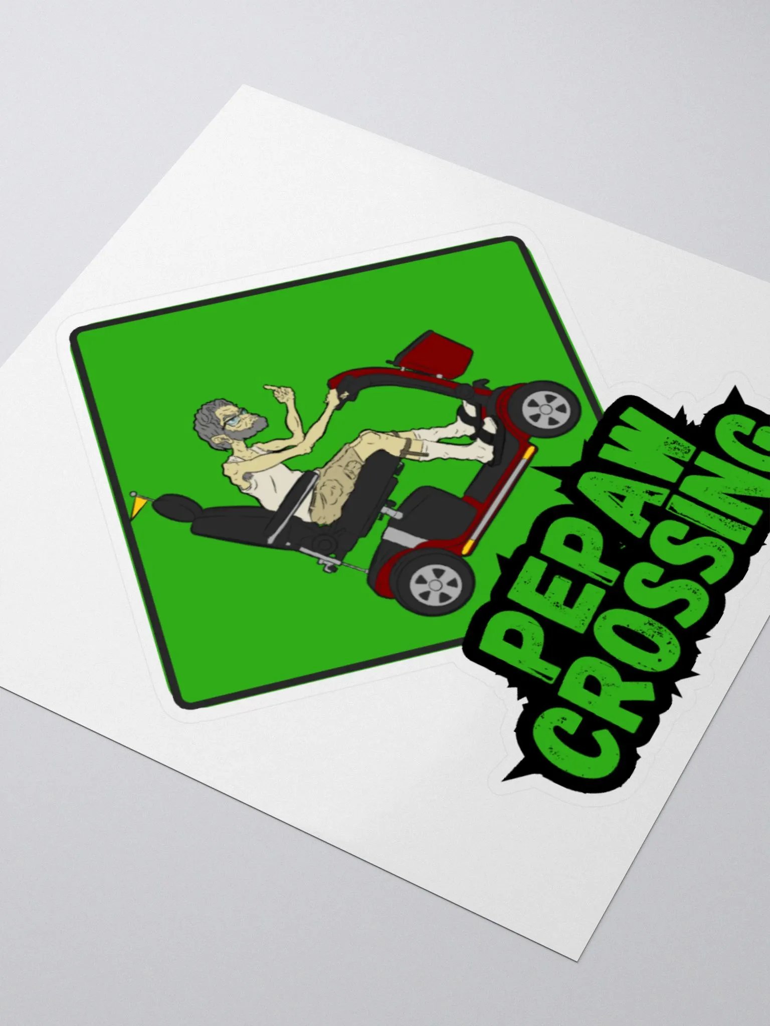 PePaw Crossing sticker product image (3)
