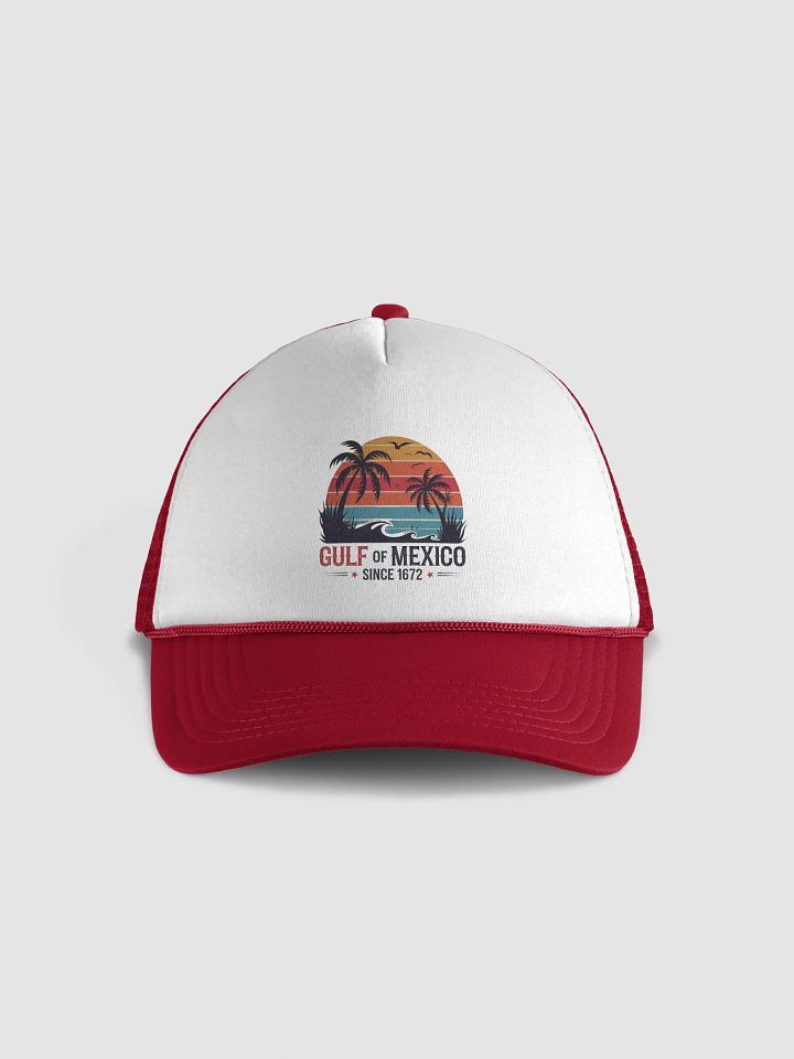 Gulf Sunset Foam Trucker Hat product image (1)