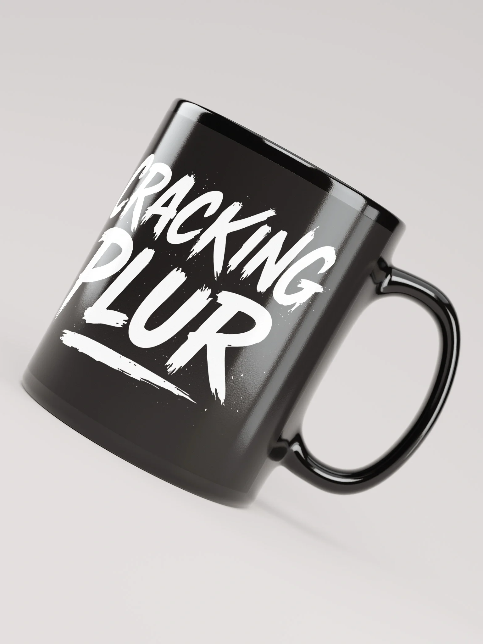 Cracking Plur Black Mug! product image (4)