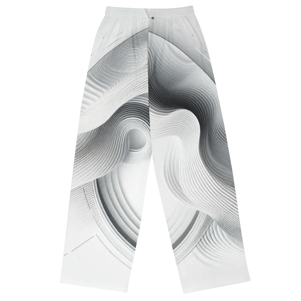 Women's Stream-White-4 Print Pants product image (3)