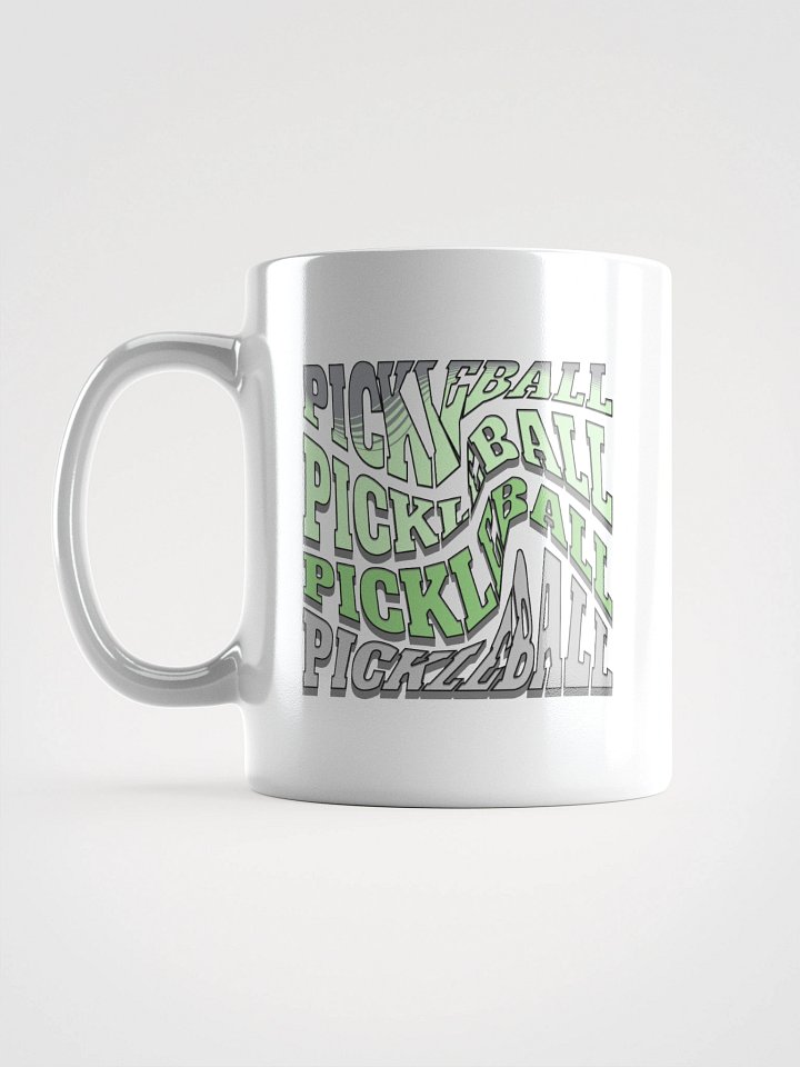 Swirl Pickleball Wave White Glossy Mug product image (1)