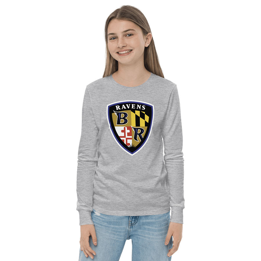 RAVENS - Shield Logo Youth Long Sleeve Tee product image (8)