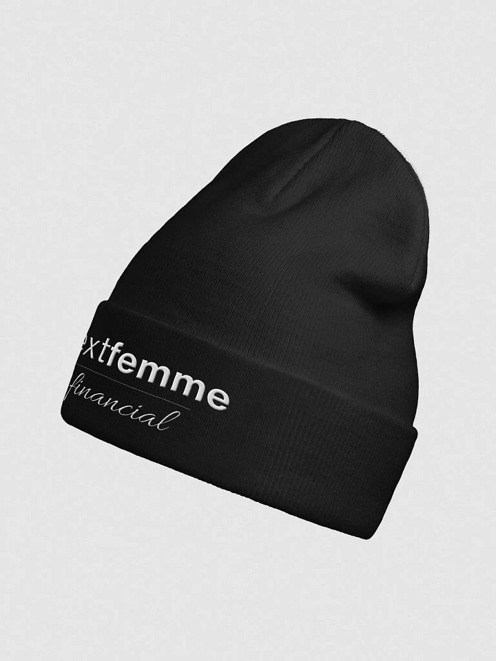 Knit Beanie with White Logotype product image (2)